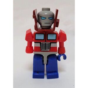 Transformers Optimus Prime 1.75" Tall Mini Figure Toy - Red & Blue